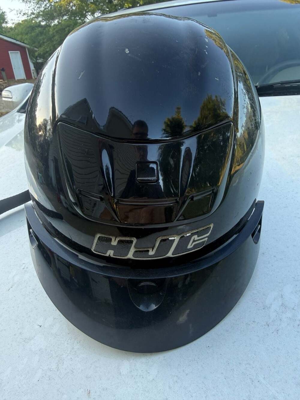 HJC CS-2N Half Shell Motorcycle Helmet Black Size XL